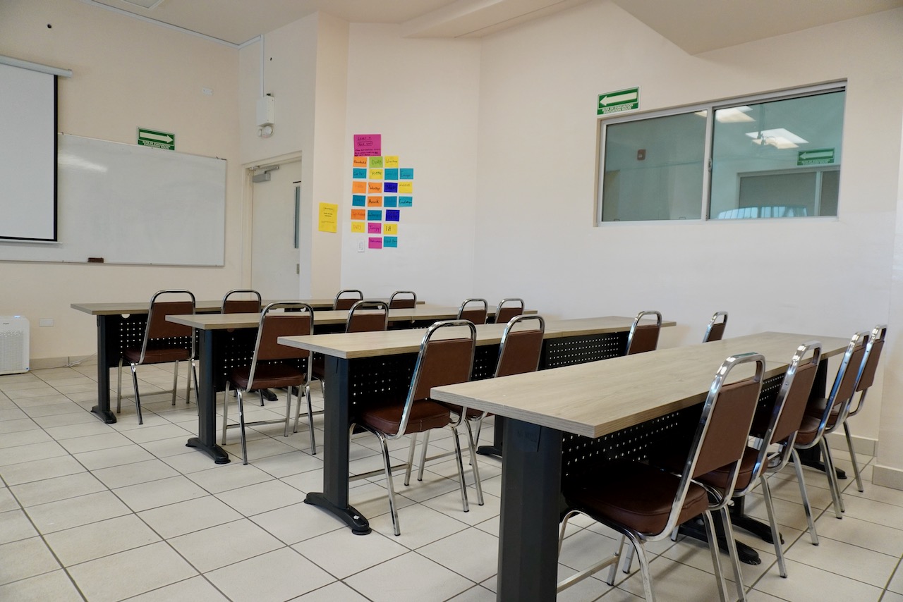 Modern classroom
